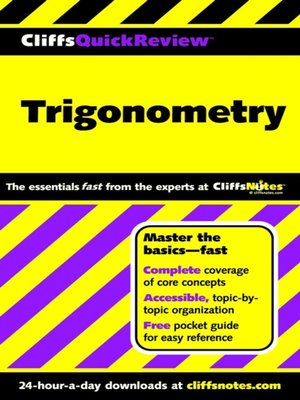 cover image of CliffsQuickReview Trigonometry